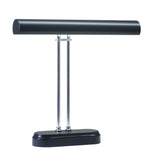 Digital Piano Lamp 16" Black with Chrome Accents