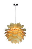 Bethel Wood Chandelier in Wood & Metal