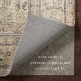 Loloi Cushion Grip All Surface Grey 12'-0" x 18'-0" Rug Pad