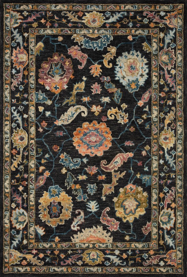 Loloi Padma PMA-01 100% Wool Pile Hooked Transitional Rug PADMPMA-01BLML93D0