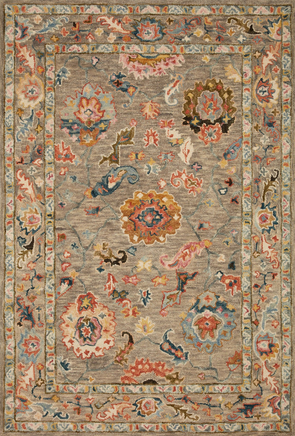 Loloi Padma PMA-01 100% Wool Pile Hooked Transitional Rug PADMPMA-01GYML93D0