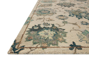 Loloi Padma PMA-03 Transitional Hooked 100% Wool Pile Rug PADMPMA-03IVBB93D0