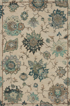 Loloi Padma PMA-03 Transitional Hooked 100% Wool Pile Rug PADMPMA-03IVBB93D0