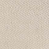 Chandra Rugs Paisley 70% Wool + 30% Polyester Hand-Woven Contemporary Chevron Pattern Rug Ivory 9' x 13'