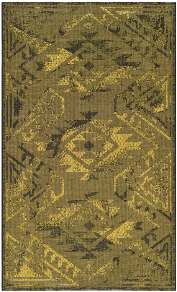 Safavieh Palazzo Power Loomed 35% Polypropylene/27% Jute/25% Acrylic/10% Polyester Traditional Rug PAL122-56C10-4