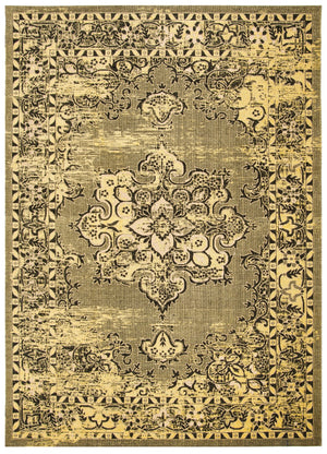 Safavieh Palazzo 124 Power Loomed 35% Polypropylene/27% Jute/25% Acrylic/10% Polyester Traditional Rug PAL124-9018-4