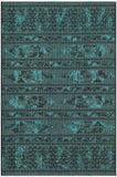 Safavieh Palazzo Power Loomed 35% Polypropylene/27% Jute/25% Acrylic/10% Polyester Traditional Rug PAL125-56C4-4