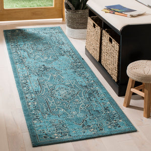 Safavieh Palazzo 128 Power Loomed 35% Polypropylene/27% Jute/25% Acrylic/10% Polyester Traditional Rug PAL128-56C4-4