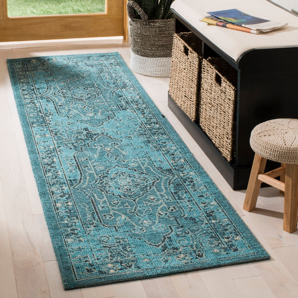 Safavieh Palazzo 128 Power Loomed 35% Polypropylene/27% Jute/25% Acrylic/10% Polyester Traditional Rug PAL128-56C4-4