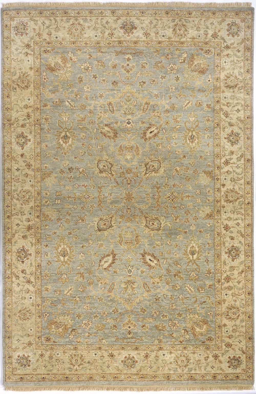 Momeni Palace PC-02 Hand Knotted Traditional Oriental Indoor Area Rug Light Blue 8'6" x 11'6" PALACPC-02LBL86B6