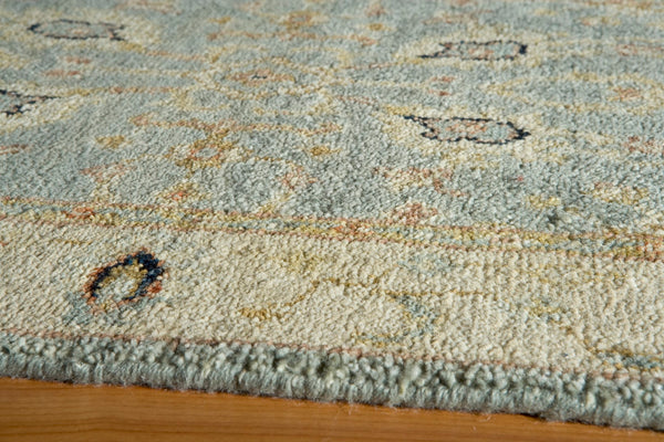 Momeni Palace PC-02 Hand Knotted Traditional Oriental Indoor Area Rug Light Blue 8'6" x 11'6" PALACPC-02LBL86B6