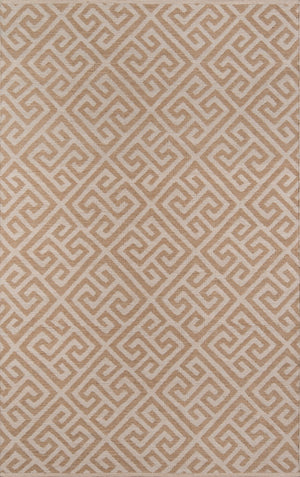 Momeni Madcap Cottage Palm Beach PAM-4 Hand Woven Contemporary Geometric Indoor/Outdoor Area Rug Brown 9'6" x 13'6" PAMBEPAM-4BRN96D6