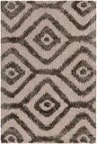 Chandra Rugs Paola 60% Jute + 40% Viscose Hand-Tufted Contemporary Rug Natural/Grey 7'9 x 10'6