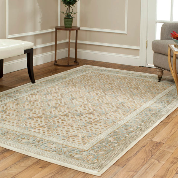 Safavieh Par04 Power Loomed 75% Viscose/18% Polyester/7% Cotton Traditional Rug PAR04-404-3