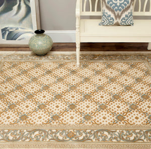 Safavieh Par04 Power Loomed 75% Viscose/18% Polyester/7% Cotton Traditional Rug PAR04-404-3