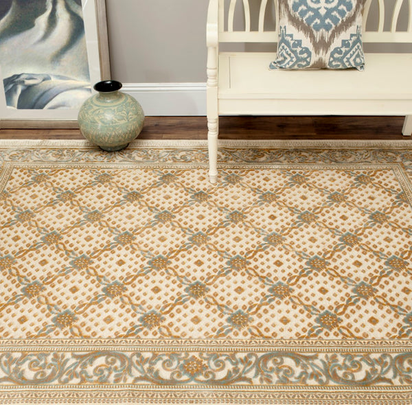 Safavieh Par04 Power Loomed 75% Viscose/18% Polyester/7% Cotton Traditional Rug PAR04-404-3