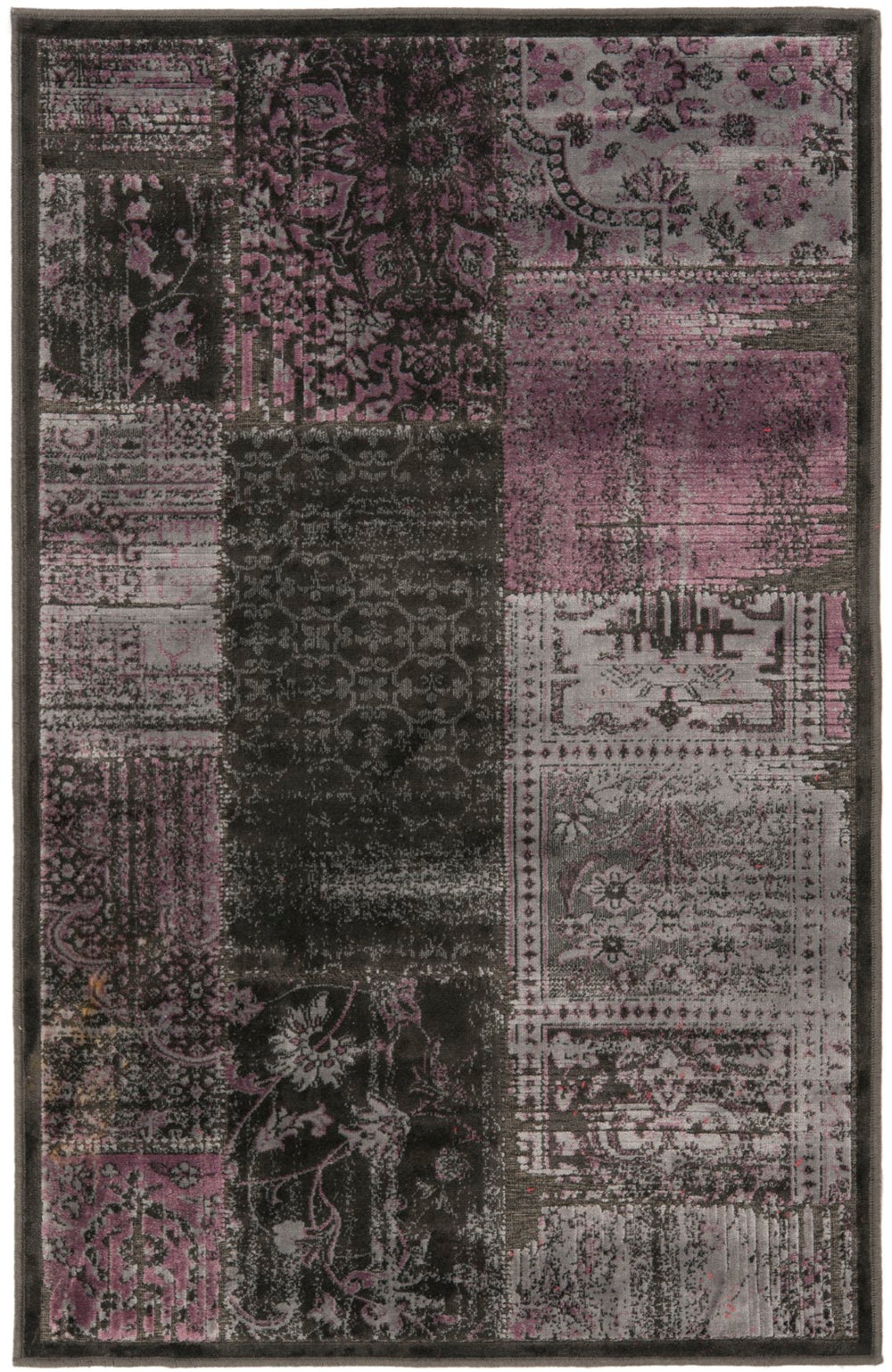 Safavieh Par100 Power Loomed 75% Viscose/18% Polyester/7% Cotton Transitional Rug PAR100-330-3