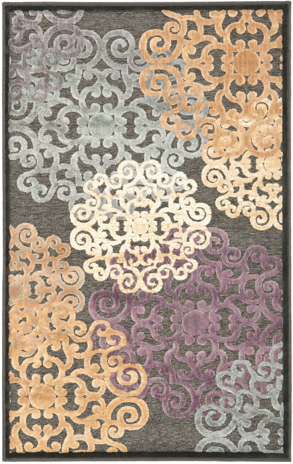 Safavieh Jamie Drake Power Loomed 75% Viscose/18% Polyester/7% Cotton Country & Floral Rug PAR102-330-24