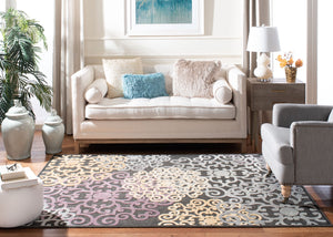 Safavieh Jamie Drake Power Loomed 75% Viscose/18% Polyester/7% Cotton Country & Floral Rug PAR102-330-38