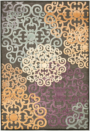 Safavieh Jamie Drake Power Loomed 75% Viscose/18% Polyester/7% Cotton Country & Floral Rug PAR102-330-38