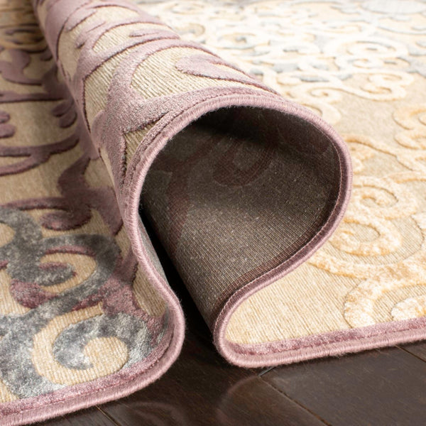 Safavieh Jamie Drake Power Loomed 75% Viscose/18% Polyester/7% Cotton Country & Floral Rug PAR102-840-38