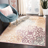 Safavieh Jamie Drake Power Loomed 75% Viscose/18% Polyester/7% Cotton Country & Floral Rug PAR102-840-38