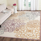 Safavieh Jamie Drake Power Loomed 75% Viscose/18% Polyester/7% Cotton Country & Floral Rug PAR102-840-38