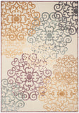 Safavieh Jamie Drake Power Loomed 75% Viscose/18% Polyester/7% Cotton Country & Floral Rug PAR102-840-38