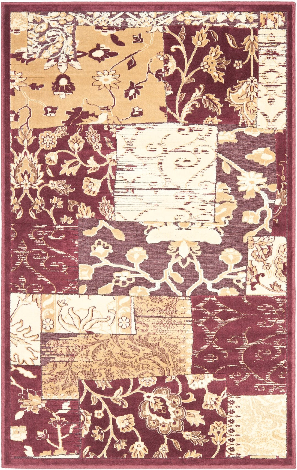 Safavieh Par129 Power Loomed 75% Viscose/18% Polyester/7% Cotton Transitional Rug PAR129-220-24