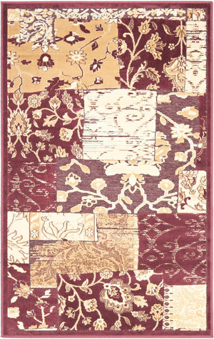 Safavieh Par129 Power Loomed 75% Viscose/18% Polyester/7% Cotton Transitional Rug PAR129-220-24