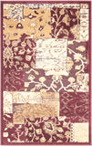 Par129 Power Loomed 75% Viscose/18% Polyester/7% Cotton Transitional Rug