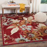 Safavieh Jamie Drake Power Loomed 75% Viscose/18% Polyester/7% Cotton Country & Floral Rug PAR148-220-24