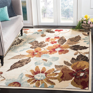 Safavieh Jamie Drake Power Loomed 75% Viscose/18% Polyester/7% Cotton Country & Floral Rug PAR148-404-38