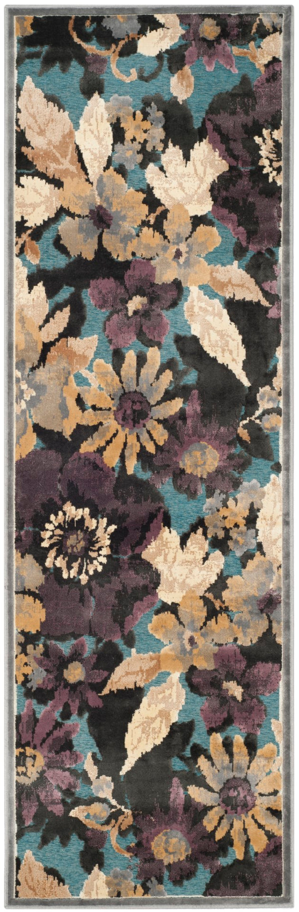 Safavieh Jamie Drake Power Loomed 75% Viscose/18% Polyester/7% Cotton Country & Floral Rug PAR148-770-28