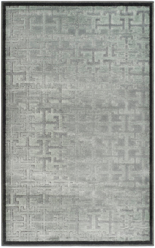 Safavieh Jamie Drake Power Loomed 75% Viscose/18% Polyester/7% Cotton Solid & Tonal Rug PAR166-330-24