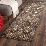 Safavieh Isaac Mizrahi Power Loomed 75% Viscose/18% Polyester/7% Cotton Transitional Rug PAR352-3340-28