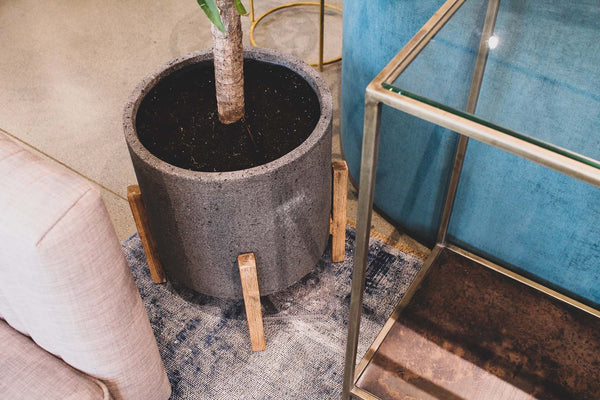 LH Imports Patio Round Standing Pot PAT002-G