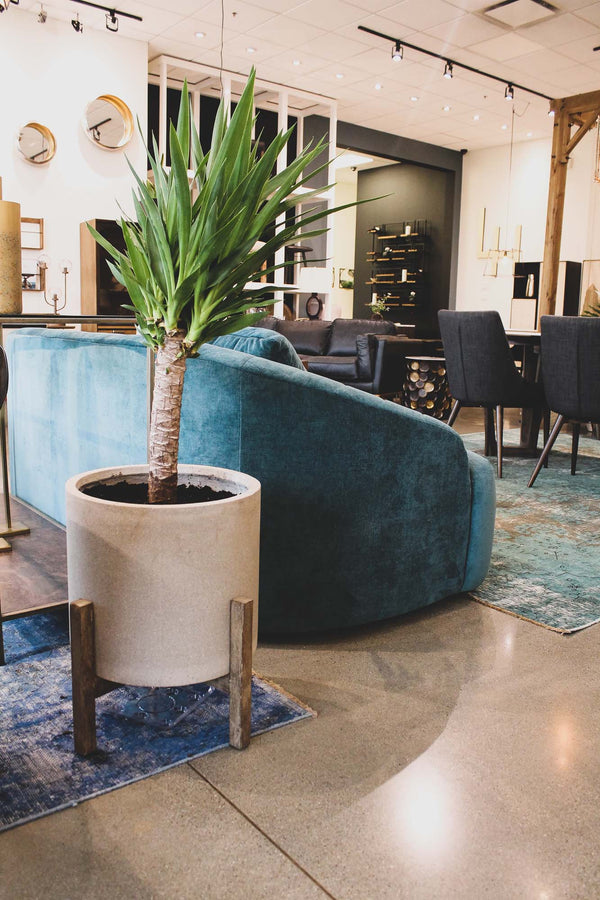 LH Imports Patio Round Standing Pot PAT002-N