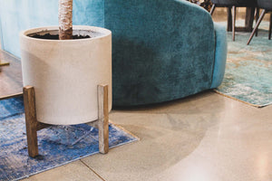 LH Imports Patio Round Standing Pot PAT002-N