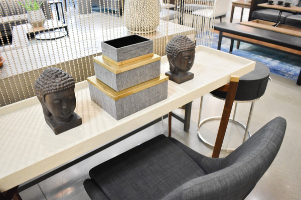 LH Imports Patio Buddha Head PAT004