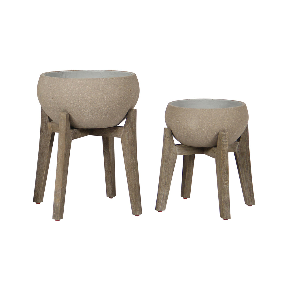 LH Imports Patio Large Standing Urn PAT014-L