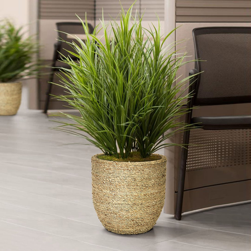 LH Imports Nature Grass and Concrete Pot PAT016