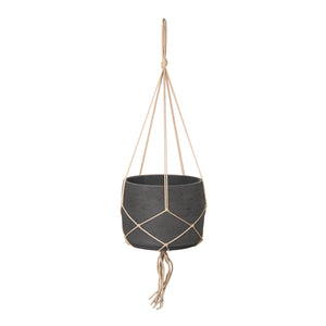 LH Imports Craft Hanging Pot With Netting PAT023