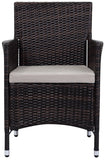 Kendrick Outdoor Chair Set of 2 - Durable PE Rattan, Upholstered Cushions, Weather-Resistant Design