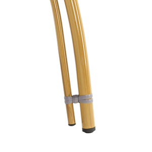 Kylie Rattan Bistro Table - Stylish Outdoor Dining Companion for Elegant Spaces and Gatherings