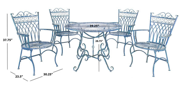 Safavieh Thessaly 5 Piece Set Antique Blue PAT5003C