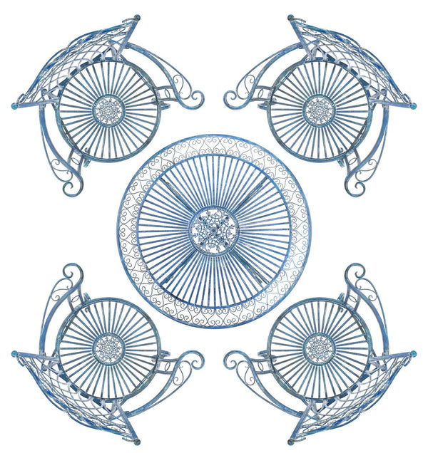 Safavieh Thessaly 5 Piece Set Antique Blue PAT5003C