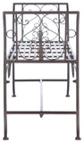 Safavieh Adina Wrought Iron 51.25 Inch W Outdoor Garden Bench PAT5016B