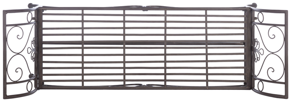 Safavieh Adina Wrought Iron 51.25 Inch W Outdoor Garden Bench PAT5016B