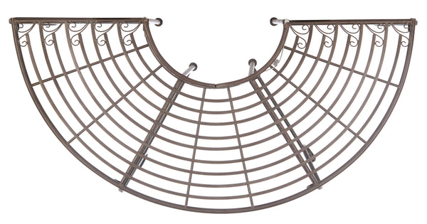 Abia Wrought Iron 50 Inch W Outdoor Tree Bench